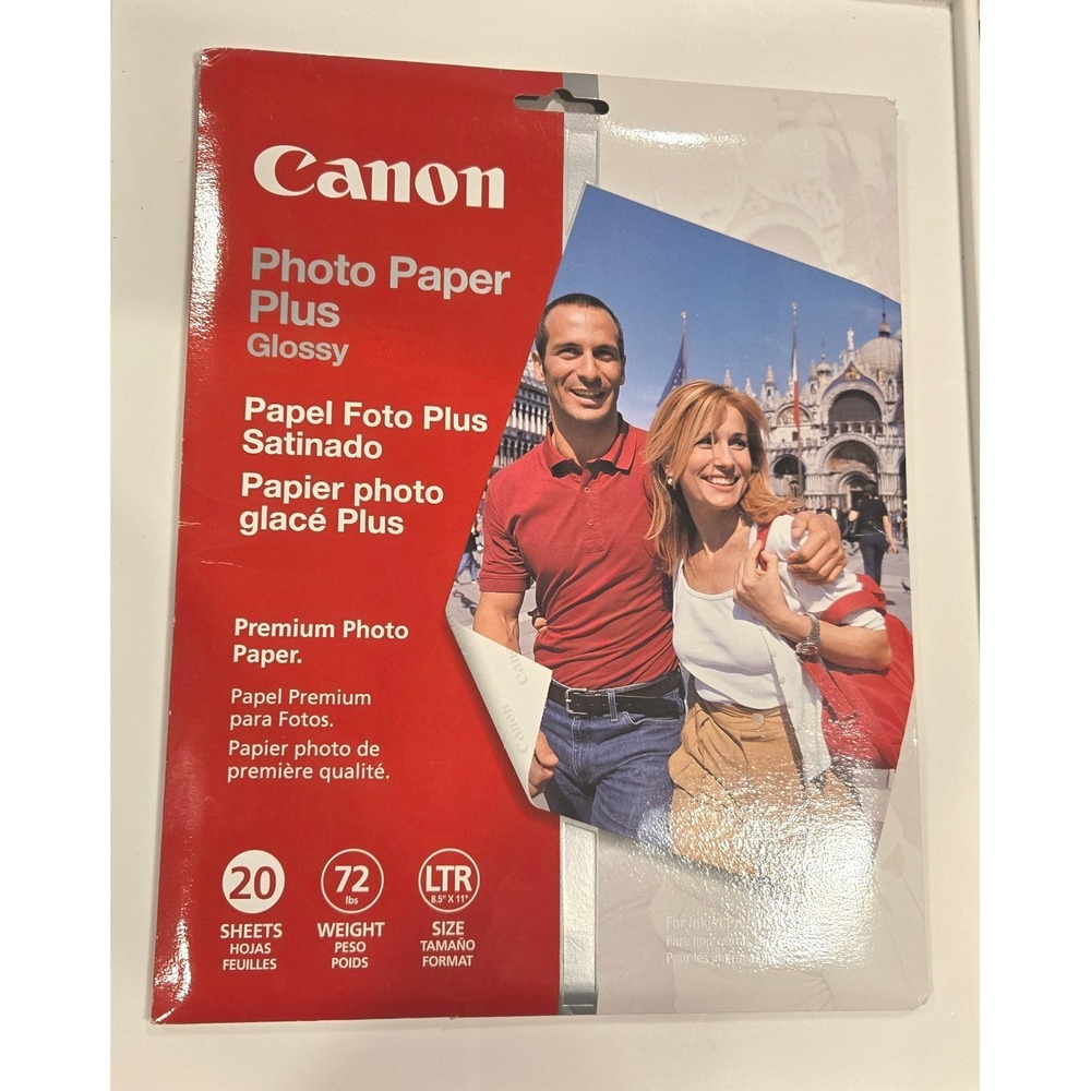 Canon Photo Paper Plus Glossy (8.5" x 11") - 20‎ Sheets